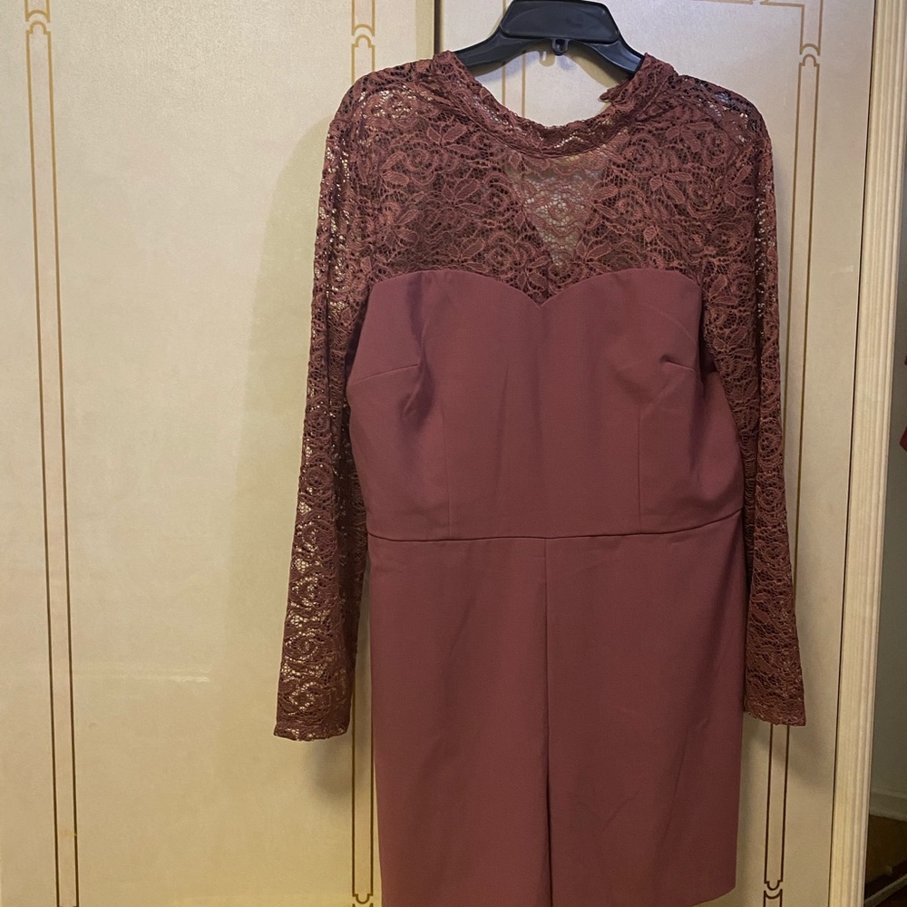 Thalia Sodi Mock-Neck Illusion Romper Size 12